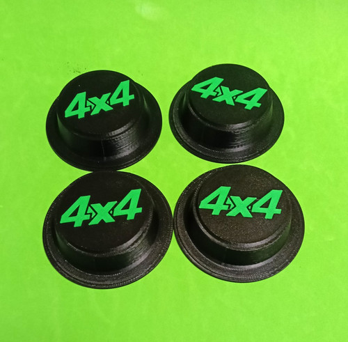 Tappi coprimozzo logo 4x4 - tappi,