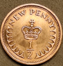 GB 1/2 Penny nuovo 1971