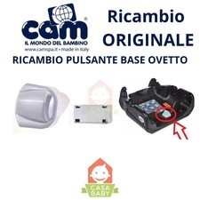 Pulsante Sblocco Base Ovetto Cam Area Ricambio Grigio Originale