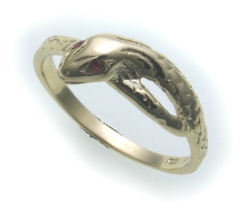 Anello serpente oro 333 - serpente, in