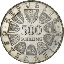 Autriche, 500 Schilling, 1980