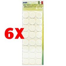 6 X Feltrini Autoadesivi Tondi