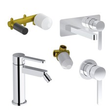 Miscelatore lavabo a parete