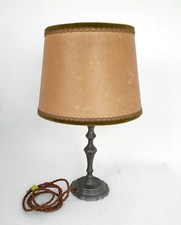 Lampada Vintage Base peltro by Maha paralume Vintage 50 Presa da cambiare -750