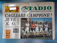 STADIO CAGLIARI CAMPIONE JUVE KO SCUDETTO CAGLIARI 13 APRILE 1970