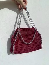 Borsa uncinetto fatta - borsa, a
