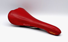 ROSSO Selle Italia Flite Sella Titanio TI Rails 1995 Sedile Bici da Strada Vintage