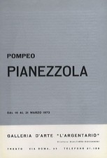 Pompeo Pianezzola: dal 16 al 31 marzo 1973.