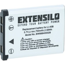 Batteria sostituisce Olympus Li-42 Li-40 Li-40B Li-42B 700mAh 3,7V