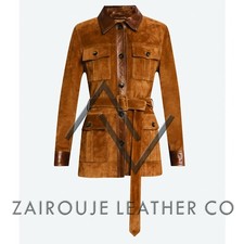 Giacca utility donna marrone