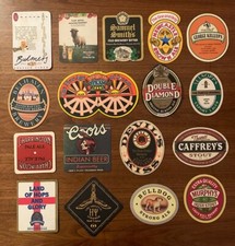 17 sottobicchieri birre inglesi