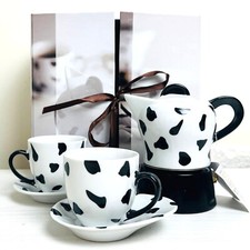 Brandani Set caffè mucca con