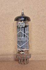 TUBE EZ80 6V4 HALTRON UK! OLD WELDED PLATE DISC PAN GETTER