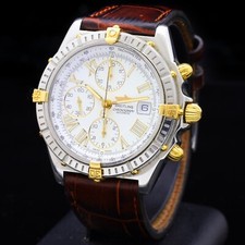Breitling Crosswind Chronograph steel gold 43 mm  B13055 automatic