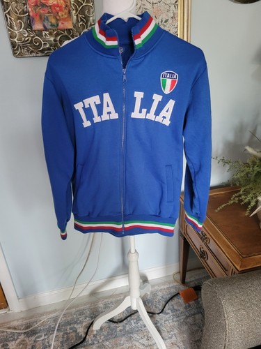 Giacca zip blu nazionale - giacca,