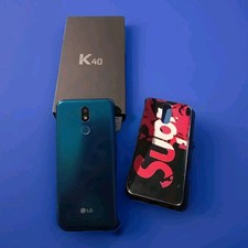 LG K40 Telefono Cellulare Smartphone NON FUNZIONANTE MA RIPARABILE OTTIMO+COVER 
