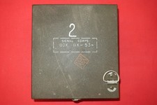 WW2 US Army Signal Corps BX-53 Spare Parts  & Tube Box For BC-1306 GRC-9