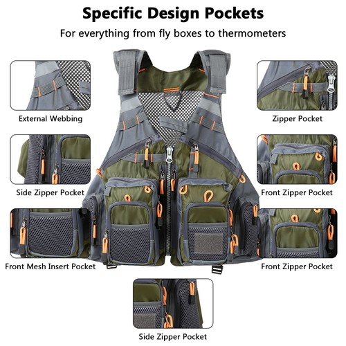 Confezione gilet pesca - confezione,