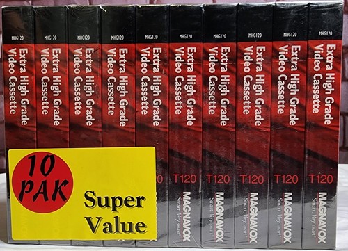 Nastri vhs magnavox 120 - nastri,