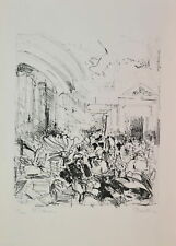 Lithography lithographie Litografia PEDRETTI Antonio "Il Tettuccio" 37/100