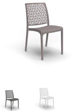 Sedia in Polipropilene Interno Esterno Ninfa Bar Ristorante Giardino Sedie Italy