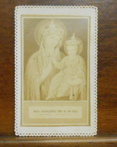 Santino dell 800 merlettato - dell'800,