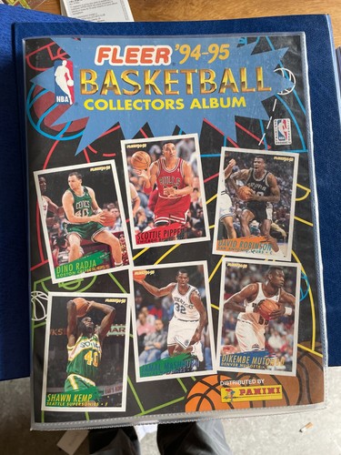 Fleer basketball album - fleer,