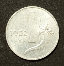 1 LIRA CORNUCOPIA 1951 1952