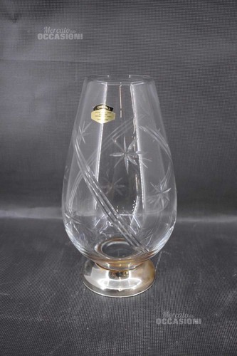 Vaso cristallo con - in,