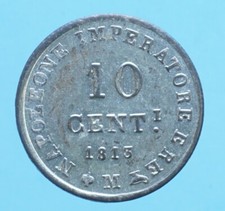 NAPOLEONE RE D'ITALIA 10 CENTESIMI 1813 MILANO MONETE DA COLLEZIONE MISTURA COIN