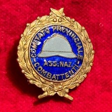 Distintivo Associazione Nazionale Combattenti Comitato Provinciale smaltato 1920