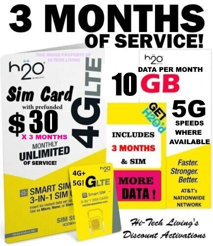 Sim h2o h20 con - h20,