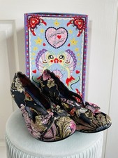 Scarpe con tacco - nero, floreale