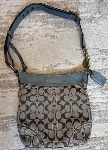 Tracolla coach j0682 10402 blu - tracolla,