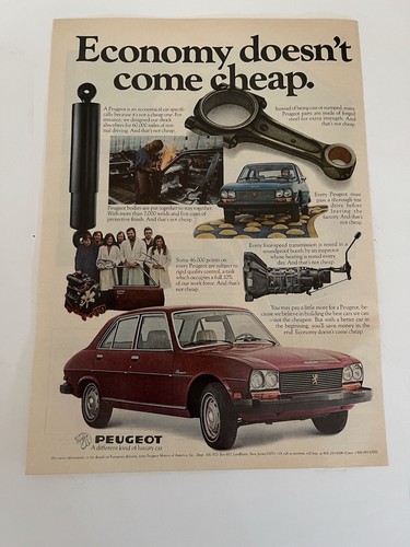 Pubblicità stampa peugeot - pubblicità,