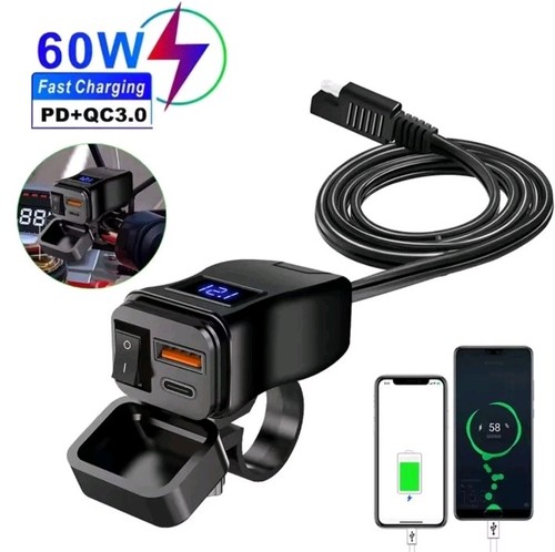 Caricatore moto 60w - caricatore,