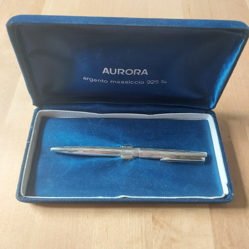 Penna sfera aurora argento - a,
