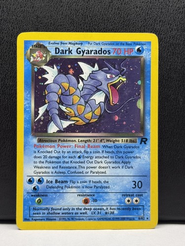 Dark gyarados team rocket holo - rocket,