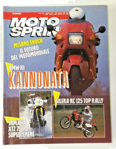 Motosprint 1989 bmw k1 - 21/1989,