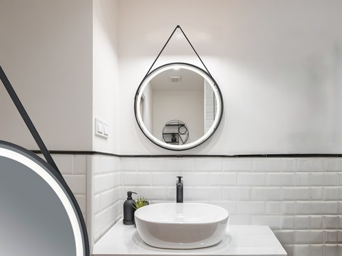 Specchio bagno grande con