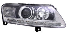 Faro proiettore anteriore destro per audi a6 4f 2008-2011 xenon d3s led bi-hid lwr drl tfl