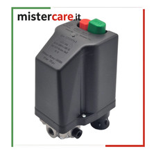 Nuair pressostato 4 vie 3/8" 12 bar 6,3/10A compressore 9063148