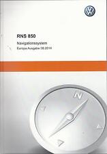 VW RNS 850 Navi Radio Manuale Manuale 2014 Manuale Istruzioni RN