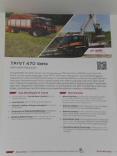 AEBI TP/VT 470 Vario Brochure