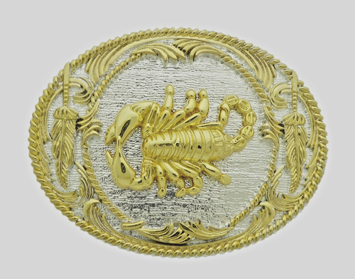 Fibbia cintura scorpione nuova