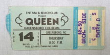 Biglietto concerto queen 1980 - biglietto,