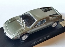 Maserati MERAK scala 1:43 Modellino Auto Vintage Numerato 1972 Die Cast Metal