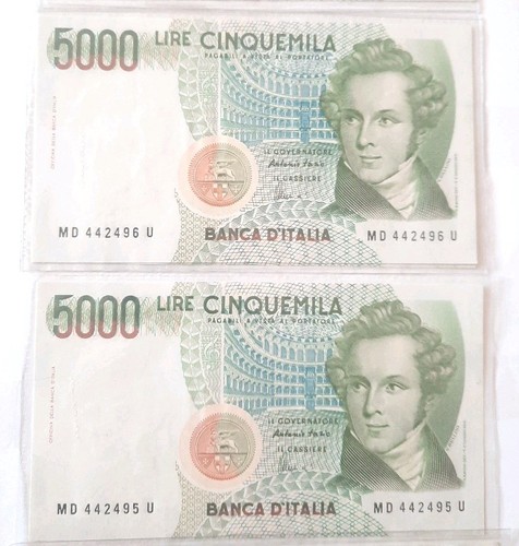 Banconote consecutive da - banconote,