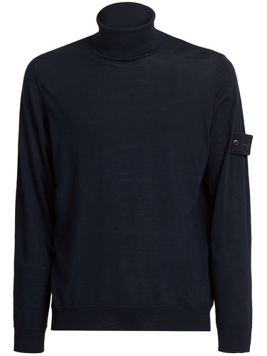 Stone island navy wool - navy, sweater