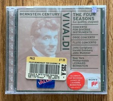 Vivaldi The Four Seasons, Oboe & Flute Concertos Bernstein (Brand New)